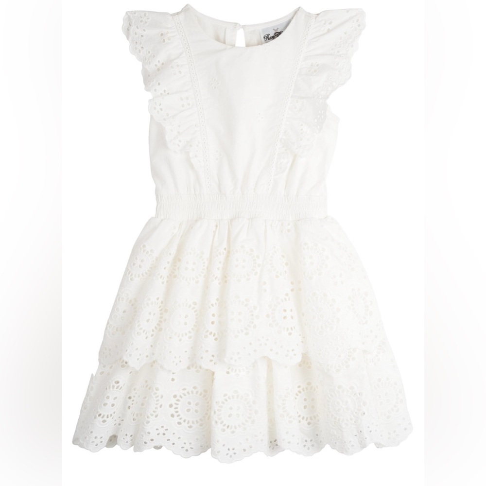 Rare Editions
Little Girls Tiered Eyelet Casual Dress